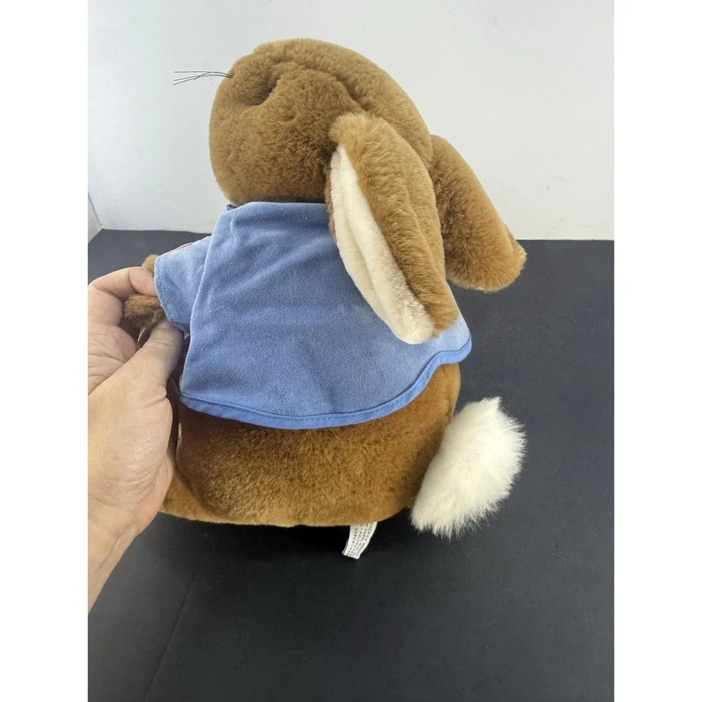 EDEN Toys Beatrix Potter Peter Rabbit 7 inch Bunny Plush Stuffed Animal BlueCoat